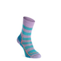 Skarpety turystyczne damskie Bridgedale Hike LW Merino Perf B Patrn. Zielone skarpetki Bridgedale, bez wzorów. Za 92.99 zł.