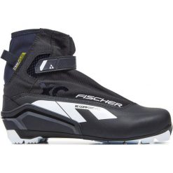 Buty biegowe Fischer XC Comfort Pro Black. Czarne buty do biegania FISCHER, na zimę, bez wzorów, bez zapięcia, do biegania. Za 852.30 zł.