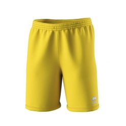 Errea Spodenki Edo Panta Ad Dorośli. Żółte szorty sportowe ERREA, bez wzorów, z materiału, z standardowym stanem, na fitness i siłownię. Za 137.50 zł.