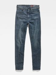 G-Star Dżinsy - Skinny fit - w kolorze niebieskim rozmiar: W26/L30. Niebieskie jeansy G-Star, l, z aplikacjami, klasyczne, z podwyższonym stanem. Za 180.91 zł.