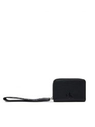 Calvin Klein Jeans Mały Portfel Damski Ultralight Md Zip W/ Wristlet LV04K1024G Czarny. Czarne portfele Calvin Klein Jeans, bez wzorów, z jeansu. Za 169.99 zł.