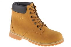 Trapery damskie, Fila Wmn Maverick Mid. Brązowe traperki Fila, bez wzorów, z materiału, sportowe, bez obcasa, bez zapięcia. Za 209.99 zł.