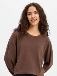 American vintage Bluza Kobiety Bawełna brązowy, L. Brązowe bluzy American Vintage, l, bez wzorów, z bawełny, vintage, bez ramiączek, bez kaptura. Za 379.95 zł.