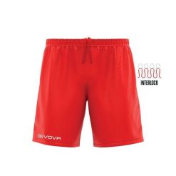 Spodenki sportowe Givova Short Capo Red 2xl. Czerwone szorty sportowe Givova, bez wzorów, z materiału, do piłki nożnej. Za 53.59 zł.