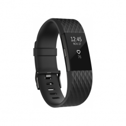 Fitbit Charge 2, Black Gunmetal L. Czarne zegarki sportowe Fitbit. Za 839.00 zł.