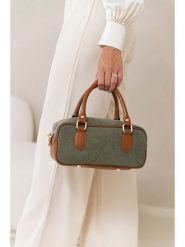 Lia Biassoni Skórzana torebka "Folgorida" w kolorze oliwkowo-karmelowym - 27 x 12 x 12 cm rozmiar: onesize. Zielone torebki klasyczne Lia Biassoni, bez wzorów, z materiału, przez ramię, bez dodatków. Za 260.99 zł.