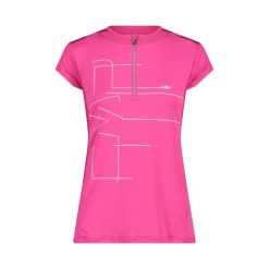 Koszulka damska rowerowe CMP 31C7836. Czerwone t-shirty sportowe CMP, xl, bez wzorów, bez ramiączek. W wyprzedaży za 99.99 zł.