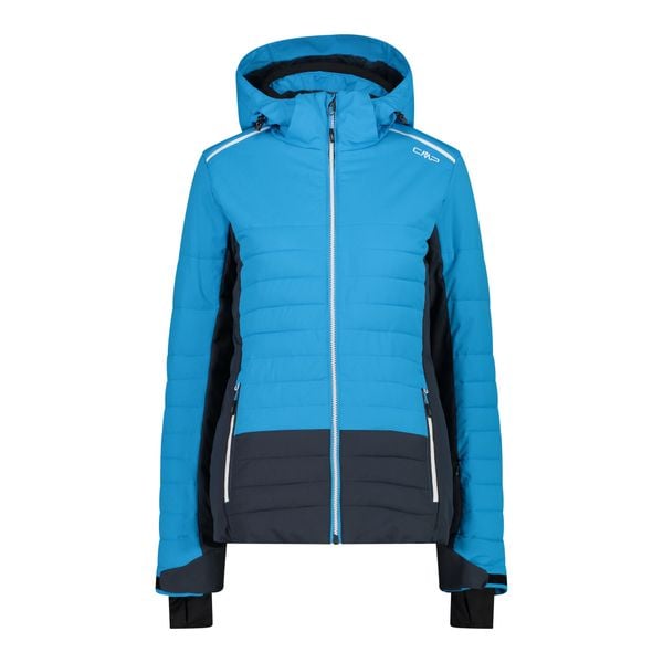 Kurtka damska narciarska CMP 31W0226. Niebieskie kurtki narciarskie CMP, na zimę, l, bez wzorów, bez kaptura, narciarskie. W wyprzedaży za 719.50 zł.