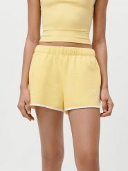 LeGer Szorty dresowe "Drew" w kolorze żółtym rozmiar: 34. Żółte szorty LeGer, bez wzorów, z dresówki. Za 78.99 zł.