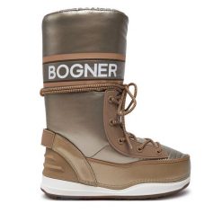 Śniegowce Bogner. Brązowe śniegowce Bogner, bez wzorów, bez zapięcia. Za 1,849.00 zł.