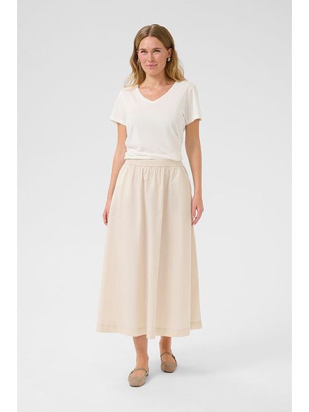 Cream Spódnica w kolorze beżowym rozmiar: 42. Brązowe spódnice Cream, bez wzorów, z bawełny, midi, rozkloszowane. Za 169.95 zł.