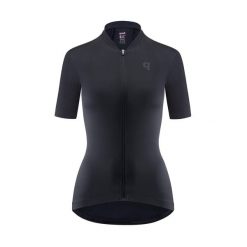 Koszulka rowerowa damska Quest Racing Aero. Czarne t-shirty sportowe Quest, l, bez wzorów, z elastanu, bez ramiączek, rowerowe. Za 319.99 zł.