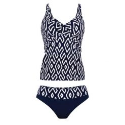 Tankini set Tribal Monotones. Niebieskie bikini ANITA ACTIVE, bez wzorów, z elastanu. Za 619.00 zł.
