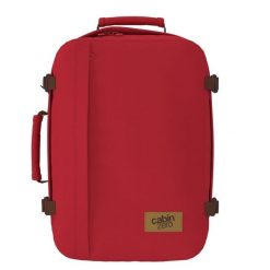 Plecak torba podręczna CabinZero 36 L CZ17. Czerwone torby podróżne Cabinzero, bez wzorów, z materiału, duże. Za 259.00 zł.