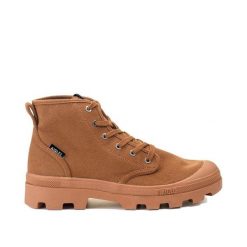 Buty trekkingowe na sznurówki z bawełny organicznej TENERE CVS UNISEX brązowe. Brązowe buty trekkingowe AIGLE, bez wzorów, z bawełny, bez zapięcia, trekkingowe. Za 401.00 zł.