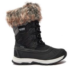 Śniegowce Icepeak. Czarne śniegowce Icepeak, bez wzorów, bez zapięcia. Za 699.99 zł.