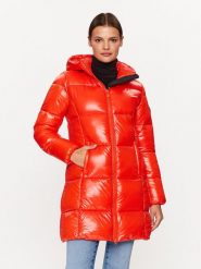 Save The Duck Kurtka zimowa D45650W-LUCK17 Czerwony Regular Fit. Czerwone kurtki Save the duck, na zimę, bez wzorów, z syntetyku, bez kaptura. Za 1,549.00 zł.