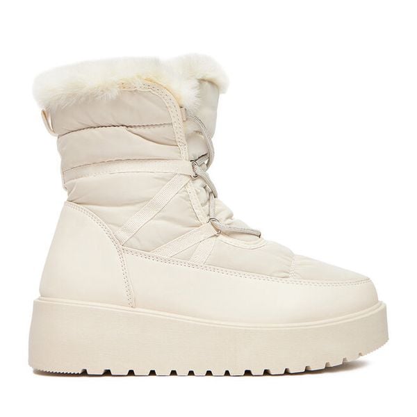 Śniegowce DeeZee. Brązowe śniegowce DeeZee, bez wzorów, bez zapięcia. Za 119.99 zł.