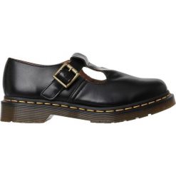 Półbuty Dr. Martens Polley Smooth Black-14852001. Czarne półbuty wsuwane Dr Martens, bez wzorów, bez obcasa. Za 599.00 zł.