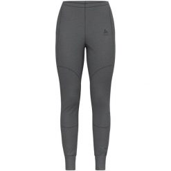 Legginsy termoaktywne damskie ODLO Active X-Warm BL Bottom Long. Szare bielizna termoaktywna damska ODLO, bez wzorów, bez ramiączek, do biegania. Za 248.71 zł.