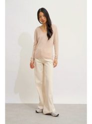 AUTHENTIC CASHMERE Kaszmirowy sweter "Galise" w kolorze jasnoróżowym rozmiar: XXL. Różowe swetry AUTHENTIC CASHMERE, xxl, bez wzorów, z kaszmiru, bez ramiączek. Za 326.99 zł.