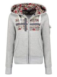 Geographical Norway Bluza "Fabeaute" w kolorze szarym rozmiar: L. Szare bluzy Geographical Norway, l, bez wzorów, bez ramiączek, bez kaptura. Za 171.68 zł.
