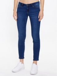 Noisy May Jeansy Allie 27024944 Granatowy Skinny Fit. Niebieskie jeansy Noisy May, bez wzorów, z bawełny. Za 109.99 zł.