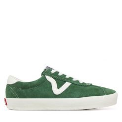 Tenisówki Vans. Zielone trampki sportowe Vans, bez wzorów, bez zapięcia, tenisowe. Za 309.99 zł.