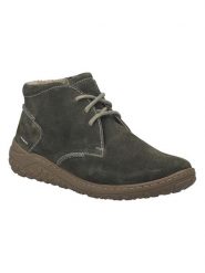Josef Seibel Skórzane botki "Ruby 01" w kolorze khaki do kostki rozmiar: 39. Brązowe botki Josef Seibel, bez wzorów, bez obcasa, bez zapięcia. Za 249.95 zł.
