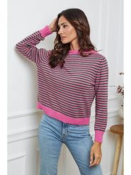 So Cachemire Sweter "Dweg" w kolorze różowo-oliwkowym rozmiar: M. Różowe swetry So Cachemire, m, bez wzorów, z kaszmiru, bez ramiączek. Za 319.88 zł.