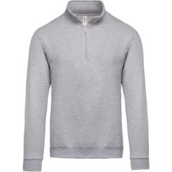 Bluza Kariban Col Zippé. Szare bluzy KARIBAN, s, bez wzorów, z bawełny, bez ramiączek, bez kaptura. Za 155.00 zł.