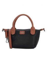 Charm Torebka w kolorze czarno-karmelowym - 20 x 13 x 9 cm rozmiar: onesize. Czarne torebki klasyczne Charm, bez wzorów, z materiału, przez ramię, bez dodatków. Za 65.99 zł.