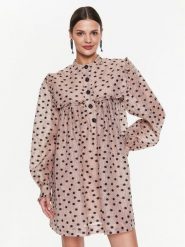 Custommade Sukienka codzienna Kristel 999395458 Beżowy Relaxed Fit. Brązowe sukienki Custommade, na co dzień, s, bez wzorów, z syntetyku, bez kołnierzyka, bez ramiączek, proste. Za 959.99 zł.