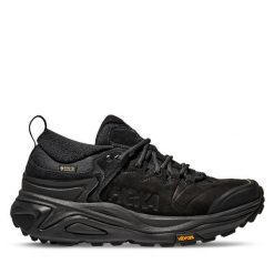 Trekkingi Hoka. Czarne buty sportowe lifestyle HOKA, bez zapięcia. Za 929.99 zł.