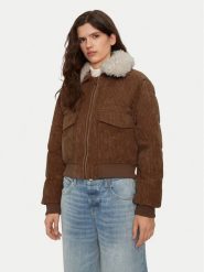 Save The Duck Kurtka bomber D32011W VELY19 Beżowy Regular Fit. Brązowe kurtki Save the duck, bez wzorów, z syntetyku, bez kaptura. Za 999.99 zł.
