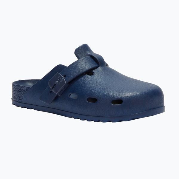 Klapki Scholl Bahia EVA. Niebieskie klapki Scholl, bez wzorów, z materiału, bez obcasa, bez zapięcia. Za 189.99 zł.