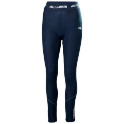 Damskie legginsy Helly Hansen Lifa Active. Niebieskie legginsy Helly Hansen, bez wzorów, z poliesteru, krótkie. Za 315.50 zł.