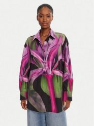 Desigual Koszula Orquidea Lacroix 25WWCW20 Kolorowy Relaxed Fit. Koszule Desigual, l, bez wzorów, z bawełny, bez kołnierzyka, bez ramiączek. Za 459.99 zł.
