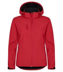 Clique Damska Kurtka Softshell z Kapturem 3-warstwowa z recyklingu – Red. Czerwone kurtki CLIQUE, l, bez wzorów, z softshellu, z kapturem. Za 304.34 zł.