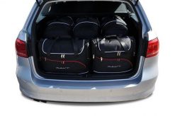 Torby Do Bagażnika Vw Passat Variant 2010-2014 5Szt Kjust. Czarne torby podróżne KJUST, bez wzorów, z kauczuku. Za 1,607.00 zł.