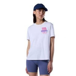 T-shirt damski Rossignol Waterfall. Białe t-shirty Rossignol, bez wzorów, sportowe, bez kołnierzyka, bez ramiączek. Za 275.50 zł.