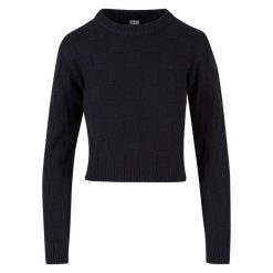 Sweter damski Urban Classics. Czarne swetry Urban Classics, na zimę, bez wzorów, z bawełny, bez ramiączek. Za 206.00 zł.
