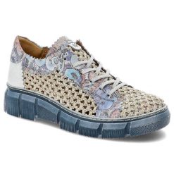 Niebieskie Półbuty Maciejka Wygodne Skórzane Buty Damskie. Niebieskie półbuty wsuwane Maciejka, z aplikacjami, ze skóry, biznesowe, bez obcasa, na platformie. Za 449.00 zł.