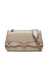 Guess Torebka 165865 Beżowy. Brązowe torebki klasyczne Guess, z aplikacjami, ze skóry, bez dodatków. Za 339.99 zł.