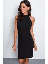 Cool & Sexy Sukienka w kolorze czarnym rozmiar: S. Czarne sukienki Cool & Sexy, s, bez wzorów, bez kołnierzyka, bez ramiączek, mini. Za 56.99 zł.