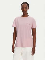 Liu Jo T-Shirt WA5144 JS923 M9621 Różowy Regular Fit. Czerwone t-shirty Liu Jo, m, bez wzorów, z bawełny, bez kołnierzyka, bez ramiączek. Za 189.99 zł.