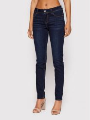 Morgan Jeansy 211-POM.P Granatowy Slim Fit. Niebieskie jeansy Morgan, bez wzorów, z bawełny. Za 139.99 zł.