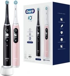 Szczoteczka magnetyczna Oral-B iO 6 Duo czarny/różowy. Szczoteczki elektryczne i soniczne Oral-B. Za 839.00 zł.