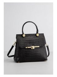 Christian Laurier Skórzana torebka "Emy" w kolorze czarnym - 27 x 19 x 12 cm rozmiar: onesize. Czarne torebki klasyczne Christian Laurier, bez wzorów, z materiału, przez ramię, bez dodatków. Za 239.99 zł.