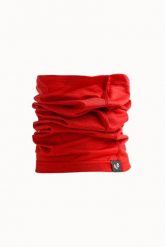 Komin na szyję trekkingowy wielofunkcyjny Woolona Merino. Czerwone szaliki i kominy WOOLONA, na zimę, bez wzorów, z materiału. Za 117.00 zł.